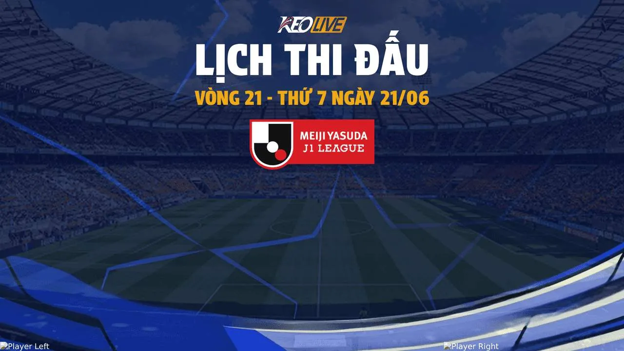 Lịch thi đấu bóng đá vòng 23 VĐQG Nhật Bản 25: Những trận đấu không thể bỏ lỡ